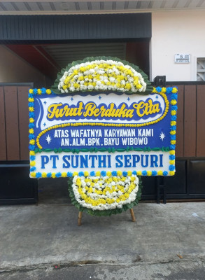Papan Bunga Duka di Sumberarum